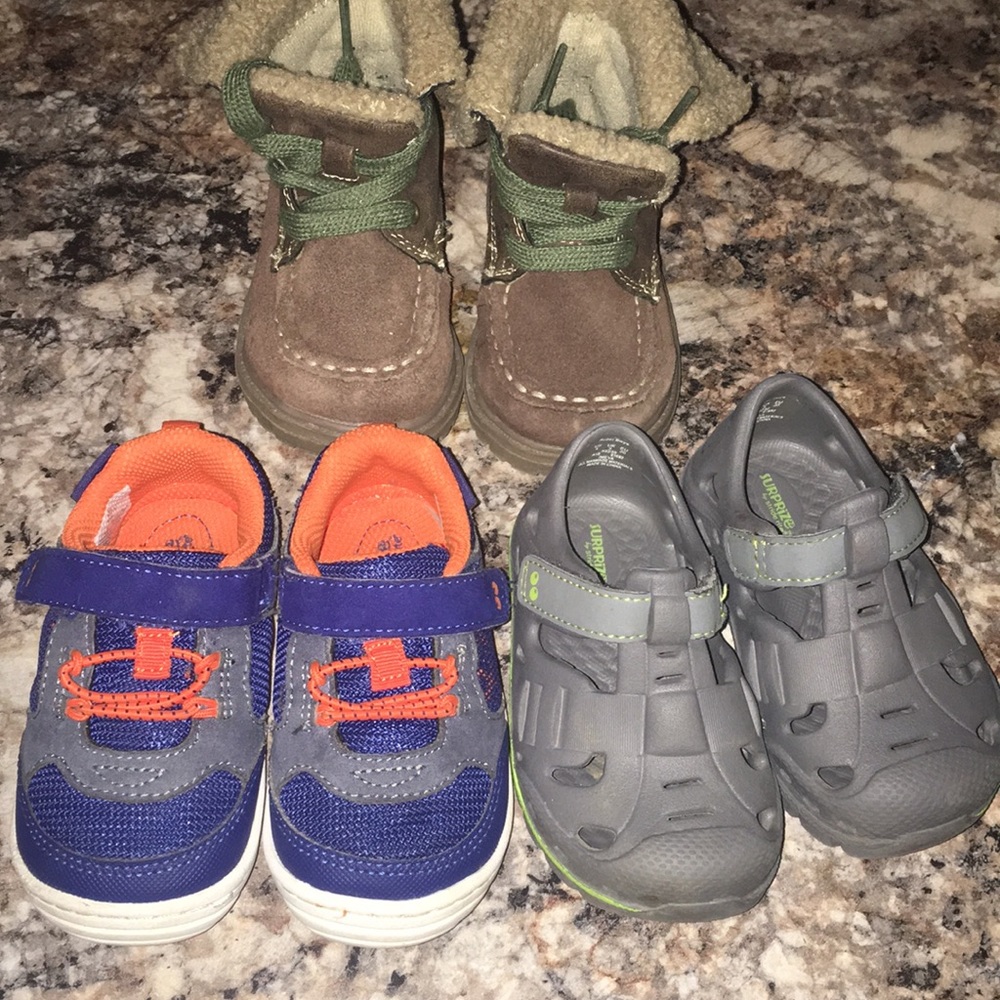 3 Pairs 😁size 5 Baby Boy Shoes